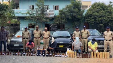 Four Arrested, Including Two Policemen, for Smuggling Duty-Free Liquor from Hyderabad Airport