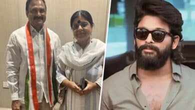 Allu Arjun's father-in-law meets Telangana Congress in-charge Deepa Dasmunsi