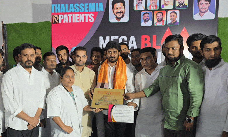 Thalassemia Awareness Takes Center Stage at Nirmal’s Mega Blood Donation Camp