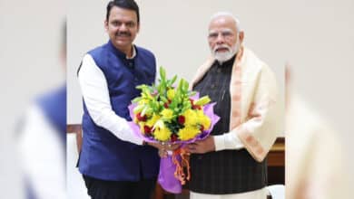 Maharashtra CM Fadnavis meets PM Modi