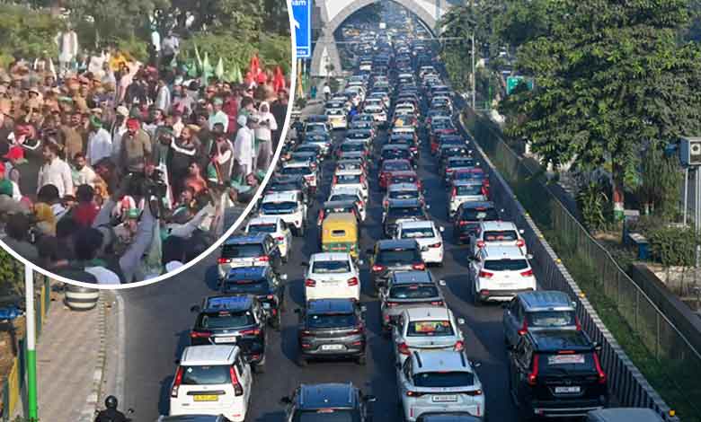 Farmers’ protest chokes Delhi-Noida traffic