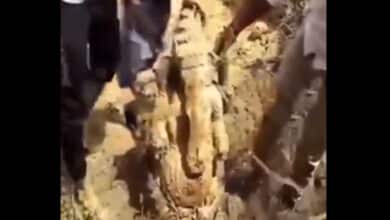 150-Year-Old Ganesha Idol Discovered in Canal