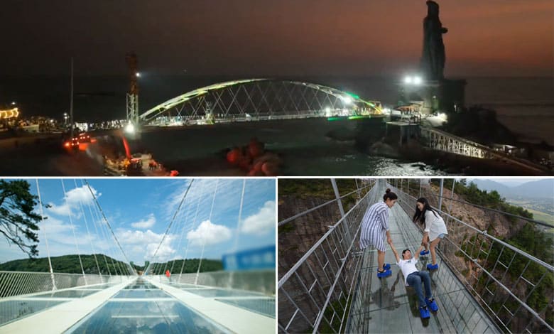 Dare to Walk Over the Sea? Discover India’s First 77-Meter Glass Bridge – Where Is It?