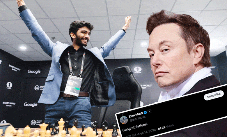 Tesla Boss Elon Musk Congratulates World Chess Champion Gukesh