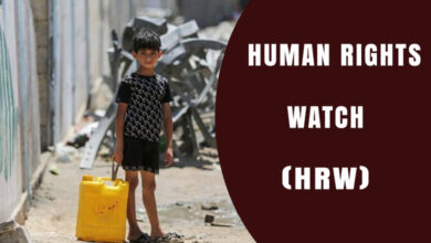 HRW accuses Israel of genocide by restricting water in Gaza