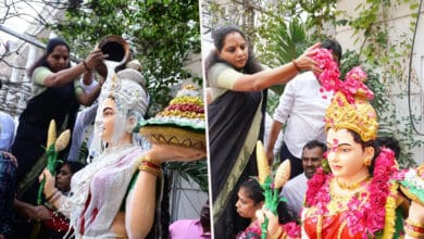 Telangana Thalli's statue installed in Secretariat unacceptable: Kavitha