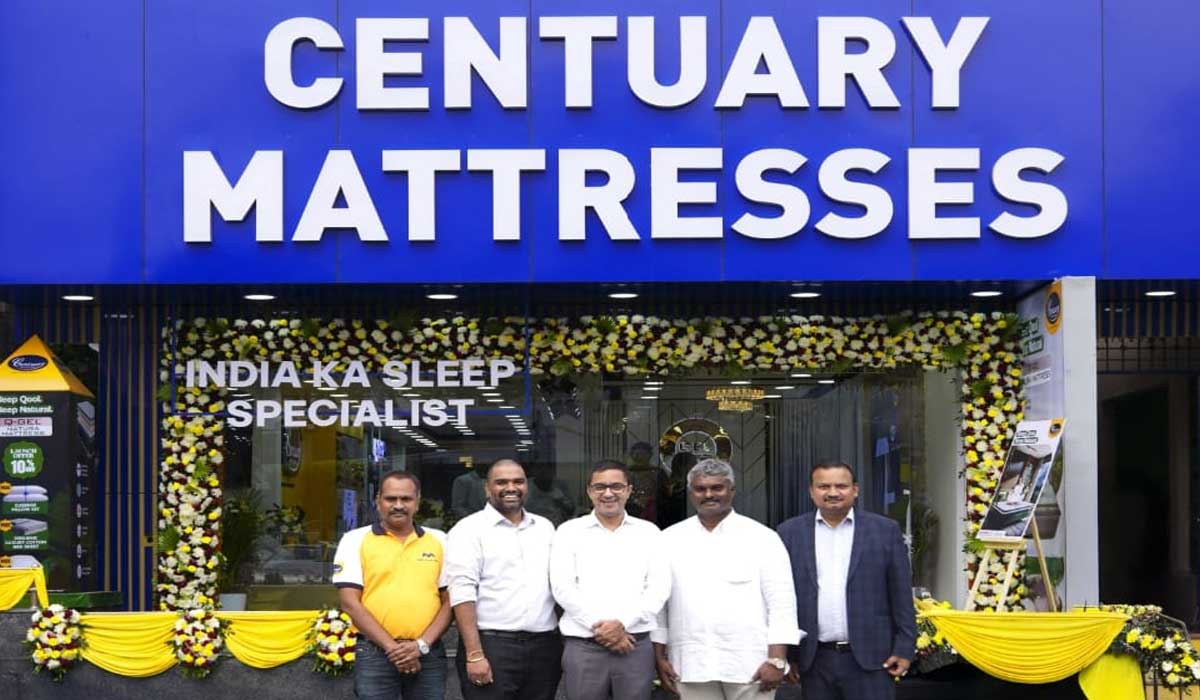 New Experience Store Centuary Mattresses at Governerpeta, Vijayawada, offers premium sleep solutions for every need.