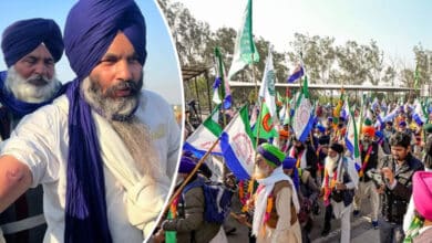 Farmers suspend foot march to Delhi for the day