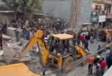 Six-storey building collapses in Punjab; several feared trapped.