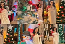 Rupali Ganguly is serving major Christmas vibes in desi avatar