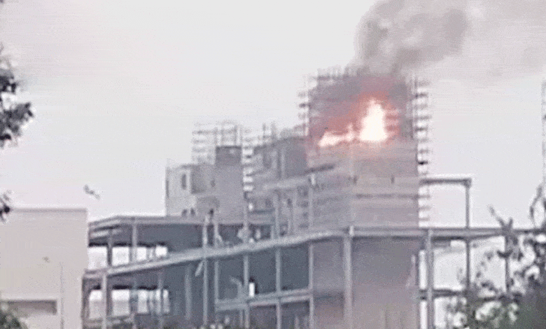 Major Fire Breaks Out Near Shamshabad Airport in Hyderabad