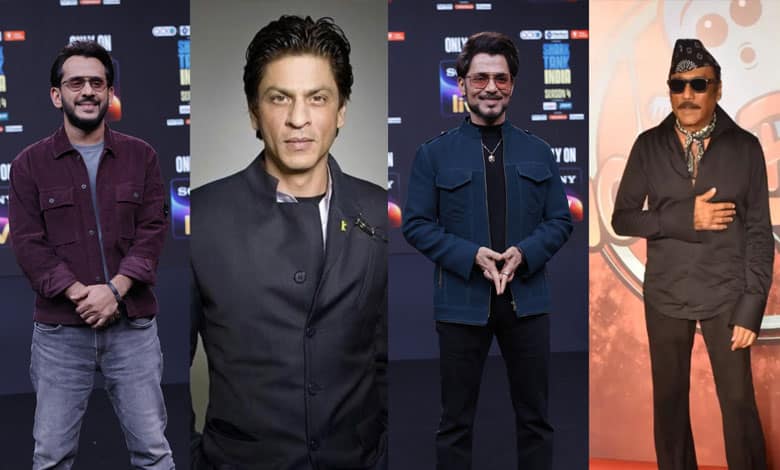 Who are the Shark Tank Season 4 equivalents of Bollywood stars Shah Rukh Khan and Jackie Shroff?