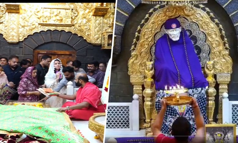 Katrina Kaif seeks blessing from Sai Baba in Shirdi