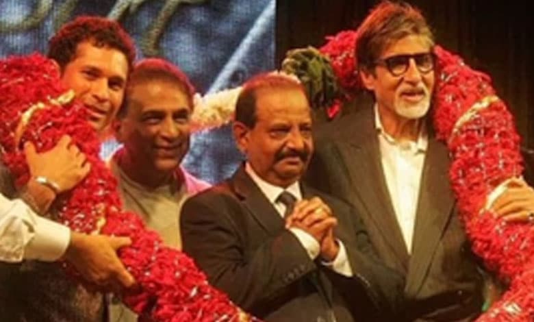 Big B makes numerical slip-up by underestimating Gavaskar's age by 10 years, corrects it later