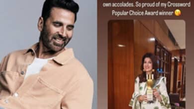 Akshay Kumar cheers for ‘trophy wife’ Twinkle: She earns her own accolades