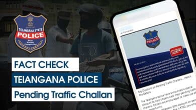 Telangana Pending Traffic Challan Discount - Fact Check on Viral WhatsApp Message Claiming Discounts on Traffic Challans.