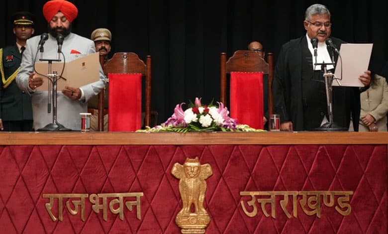 Justice Narendar G. sworn in as Chief Justice of Uttarakhand HC