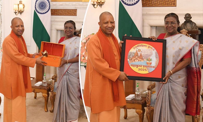 CM Yogi Adityanath Invites President Droupadi Murmu to Maha Kumbh 2025 in Prayagraj