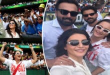 Sonakshi Sinha, Karishma Tanna cheer for team India during Boxing Day Match in Melbourne