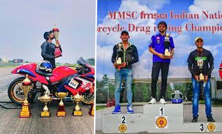 123 7 Hyderabad Rider Md Riyaz Wins Super Sport Category Title at Indian National Championship 2024