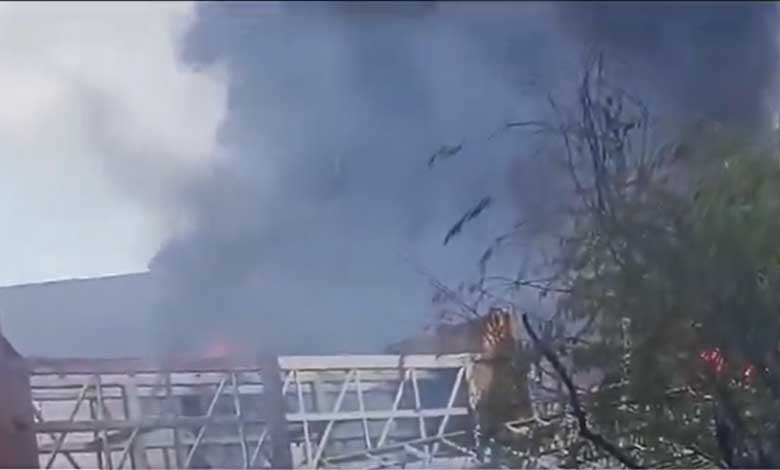 2 3 Massive Fire Erupts at Jeedimetla Industrial Area in Medchal-Doolapally