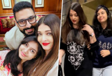 Abhishek, Aishwarya Start New Year on a Family Note