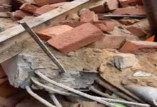 Four Kids Injured as Anganwadi Building Roof Plaster Collapses in Karnataka