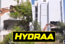 Hyderabad: HYDRAA Demolishes Multi-Story Building in Madhapur