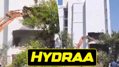 Hyderabad: HYDRAA Demolishes Multi-Story Building in Madhapur