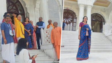 Hema Malini Visits ISKCON Temple in Navi Mumbai Ahead of Its Inauguration by PM Modi