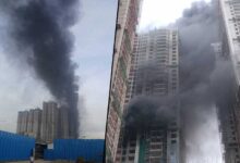 Hyderabad: Major Fire Breaks Out at Under-Construction Building in Kokapet