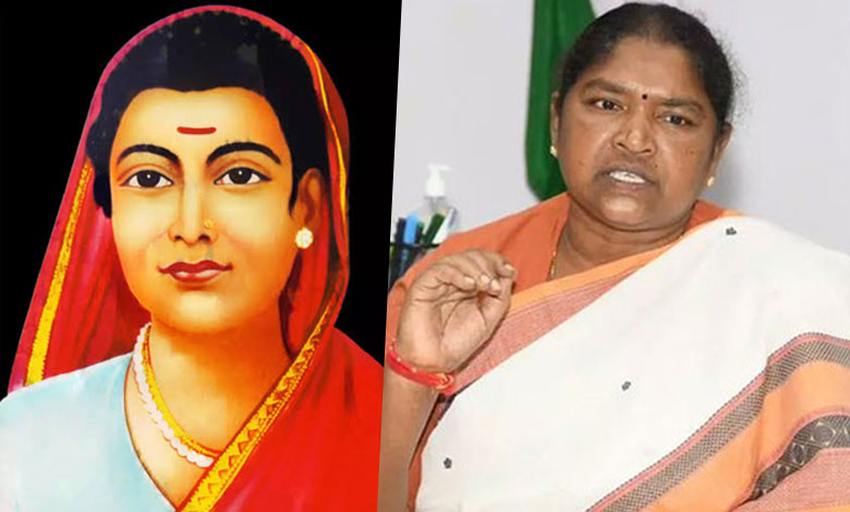 Minister Seethakka pays tribute to Savitribai Phule on her birth anniversary